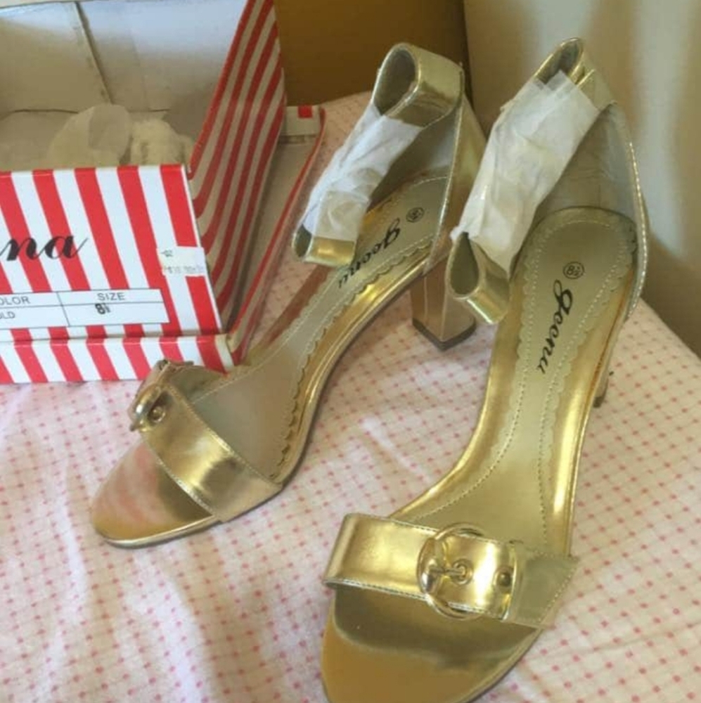 New Gold shoes
